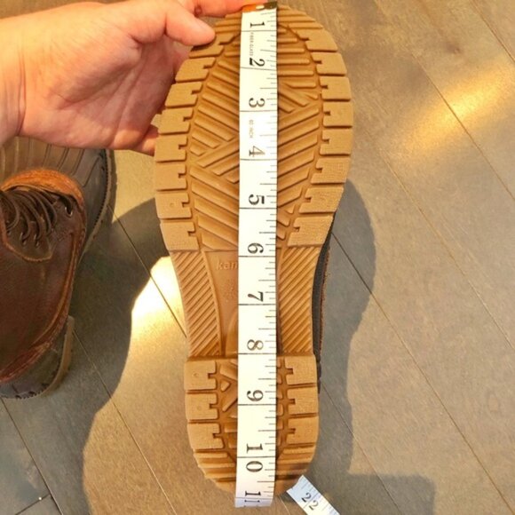 KAMIK Women Genuine Leather Brown Rubber Waterproof Outdoor Winter Boots Booties - Picture 10 of 12